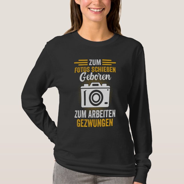 Fotograf Hobby Photographer Digital Camera Pho T Shirt (Framsida)