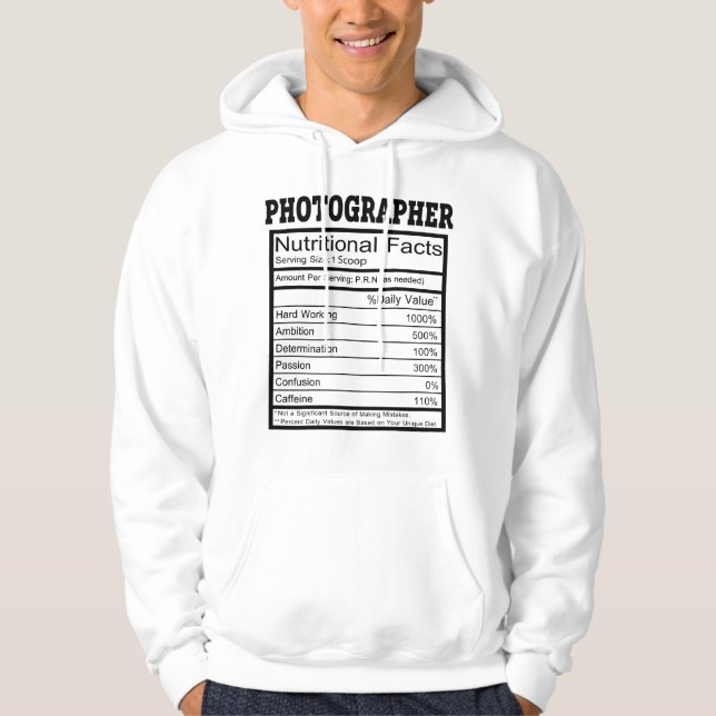Fotograf Hoodie (Framsida)