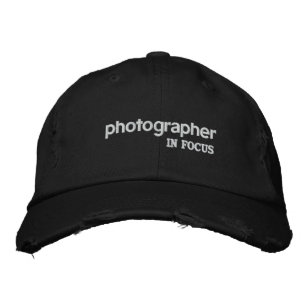 Fotograf i fokus Hat Broderad Keps