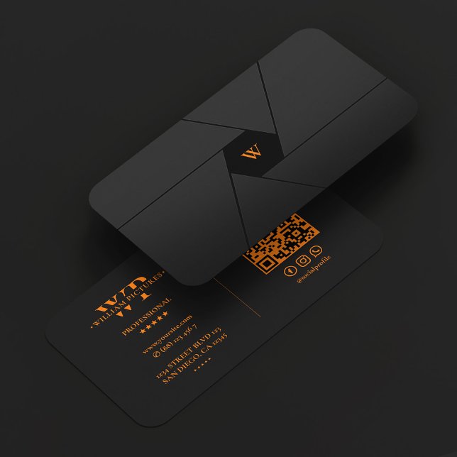 Fotograf Kamera Slutare Lins Svart Orange Visitkort (Photographer Camera Shutter Lens Black Orange Business Card
)