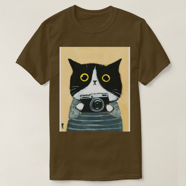 Fotograf Kattunge T Shirt (Design framsida)