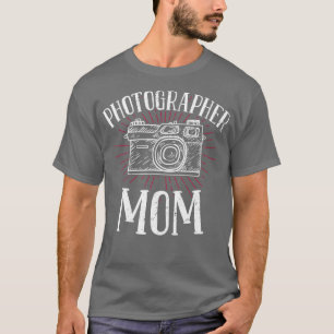 Fotograf Mamma - Fotografikamera T Shirt