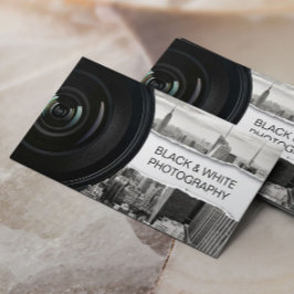 Fotograf Modern Black & White Photography Visitkort