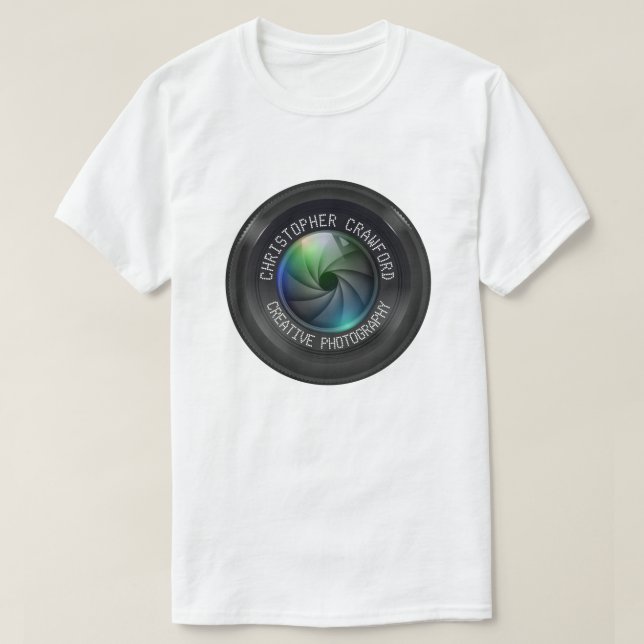 Fotograf och fotografiaffärskamera Lens Tröja (Design framsida)