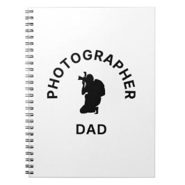 Fotograf Pappa Anteckningsbok