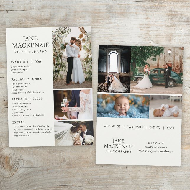 Fotograf | Prisa listtjänster | Platt kort (Skapare uppladdad)