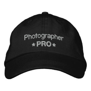 Fotograf Pro Broderad Keps