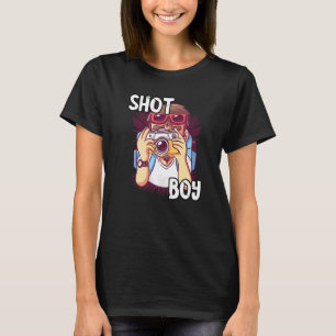 Fotograf Shot Boy Photo Camera Lens-foto T Shirt