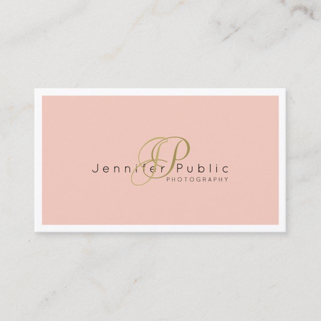 Fotograf Silke Luxury (Beauty Salon Hair Stylist P Visitkort (Framsida)