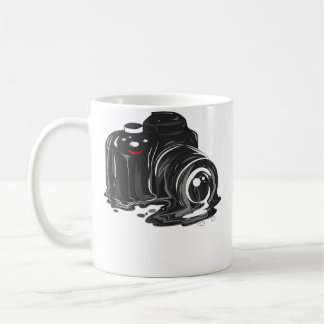 Fotograf Smältande Kamera Fotografi Kaffemugg