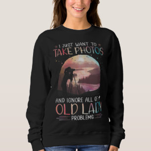 Fotograf som jag bara vill ta foton från gamla Dam T Shirt