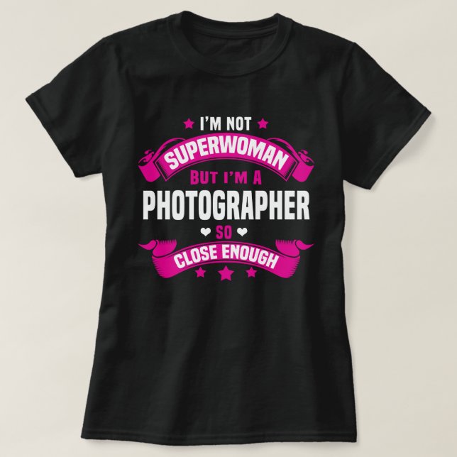 Fotograf T Shirt (Design framsida)