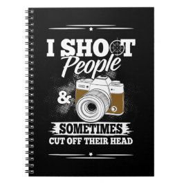 Fotograf tar människor varje dag anteckningsbok