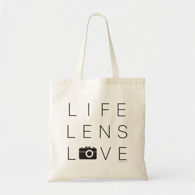 Fotograf toto hänger lös | LIVLENS KÄRLEK Tygkasse (Framsidan)