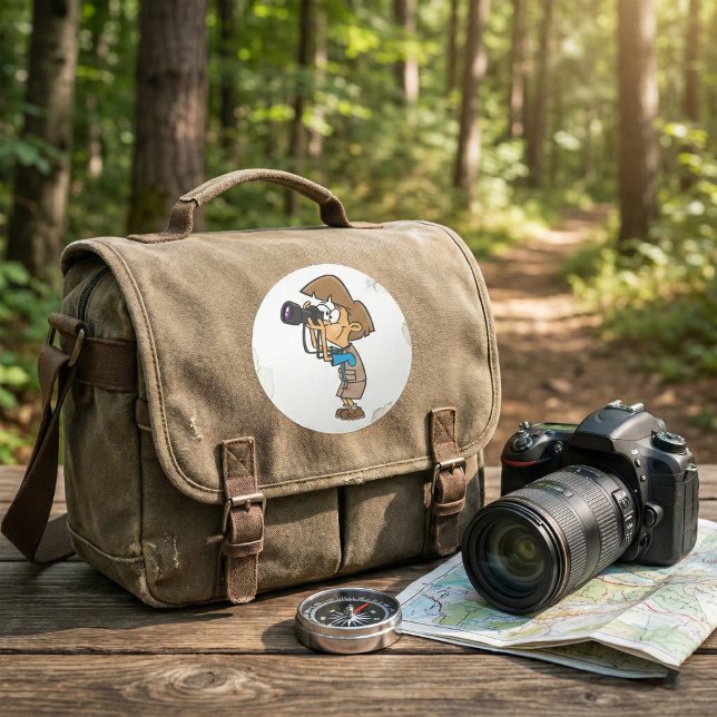 Fotografdekaler Runt Klistermärke (Skapare uppladdad)