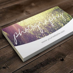 Fotografen skrivar beställnings- Cover avbildar Visitkort