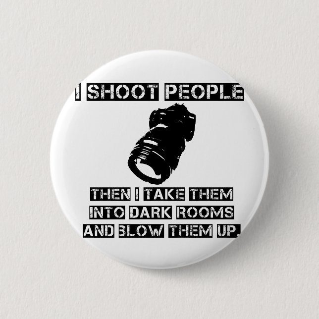 Fotografer är så våldsamma knapp (Framsida)