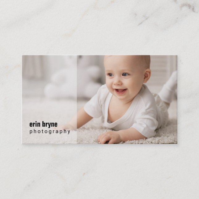 Fotografer för fotokort visitkort (Framsida)