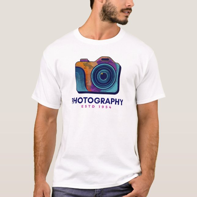 Fotografer Pro Vintage T-Shirt (Framsida)
