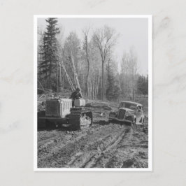 Fotografer som förs ut ur Lera Vykort