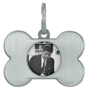 Fotografera av John F. Kennedy 2 ID-bricka Husdjur
