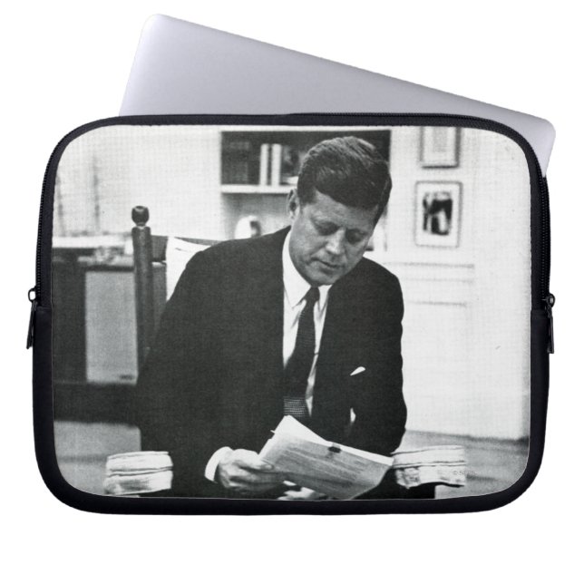 Fotografera av John F. Kennedy 2 Laptop Sleeve (Framsidan)
