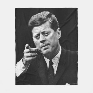 Fotografera av John F. Kennedy 3 Fleecefilt