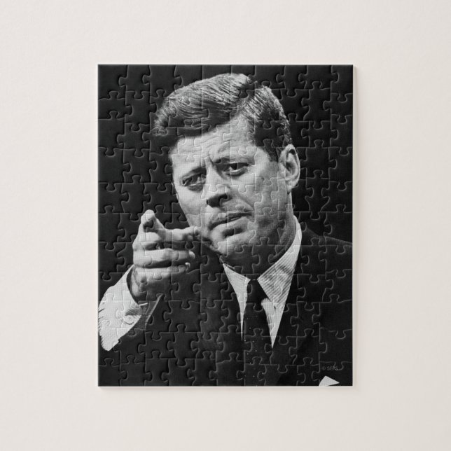 Fotografera av John F. Kennedy 3 Pussel (Vertikal)