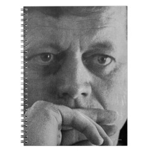 Fotografera av John F. Kennedy Anteckningsbok Med Spiral