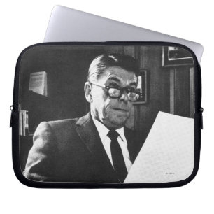 Fotografera av Ronald Reagan Laptop Sleeve
