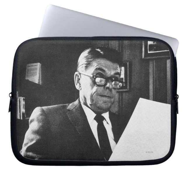 Fotografera av Ronald Reagan Laptop Sleeve (Framsidan)