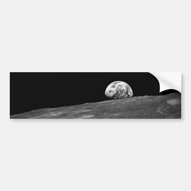 Fotografera först av en Earthrise som tas av Bildekal (Framsidan)