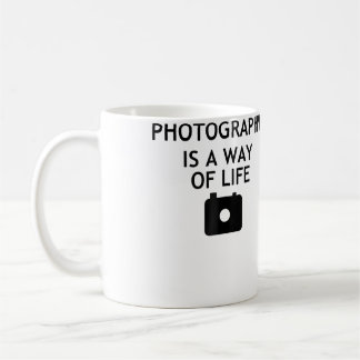Fotografering Är En Livsstil Kaffemugg