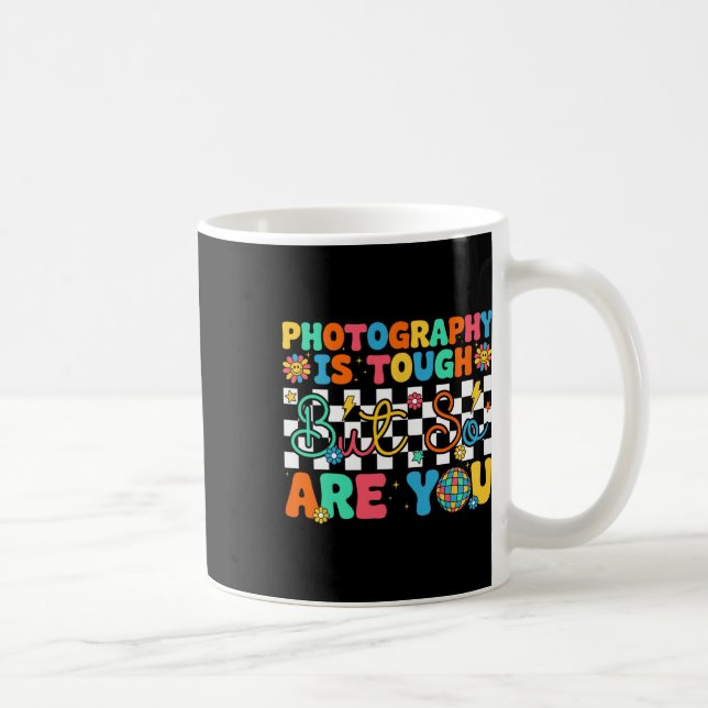 Fotografering är tufft men det är du också rolig t kaffemugg (Höger)