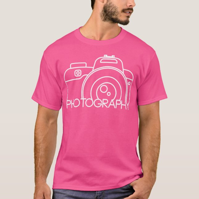 Fotografering  Cool Camera Fotograf Present T-shir T Shirt (Framsida)
