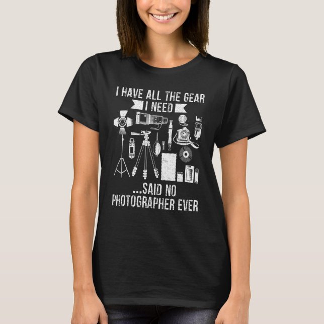 Fotografering   Fotograf  Fotografering T Shirt (Framsida)