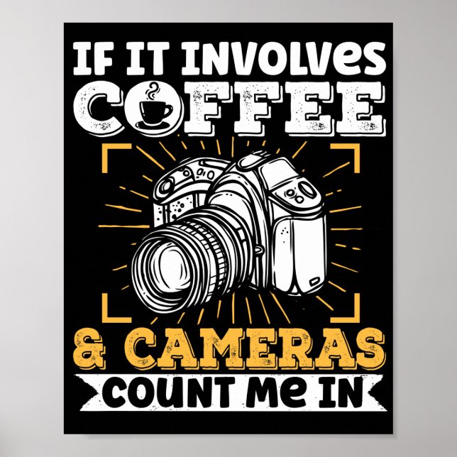 Fotografering Fotograf Om Det Innebär Kaffe Och Poster (Framsidan)