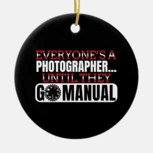 Fotografering - Gå till manuell kamerainställning Julgransprydnad Keramik