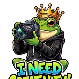 Fotografering Grodkung - Jag Behöver Kreativitet T Shirt