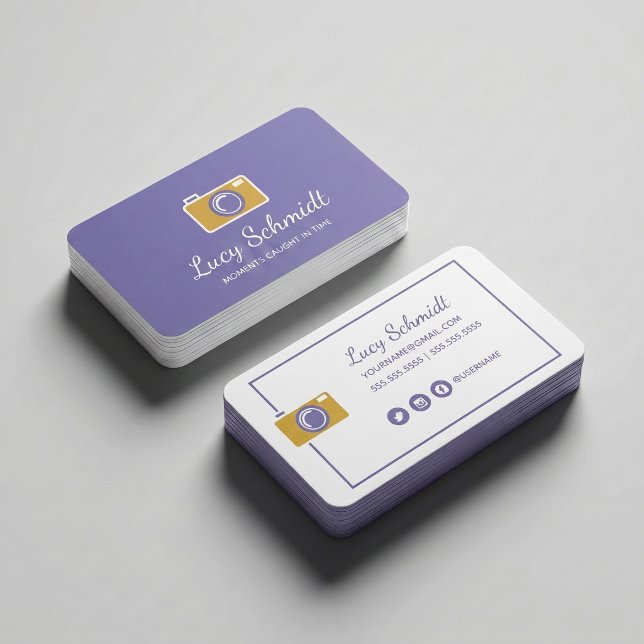 Fotografering Paparazzi Fotograf Visitenkort Visitkort (Paparazzi Photographer Business Cards)