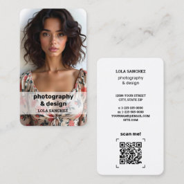 Fotografering Skanna QR Visitkort