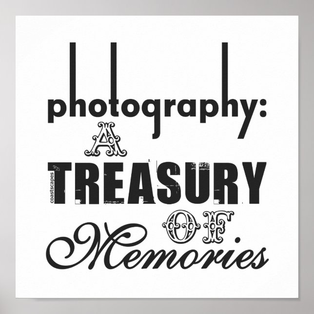 Fotografi A Treasury of Memories Poster (Framsidan)
