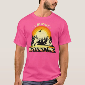 Fotografi Älskare Hiking Camping T Shirt