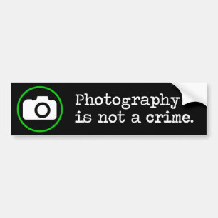 Fotografi är inte ett brott bildekal