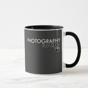Fotografi är liv mugg
