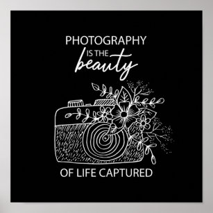 Fotografi är livets skönhet poster