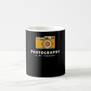 Fotografi är min terapi kaffemugg