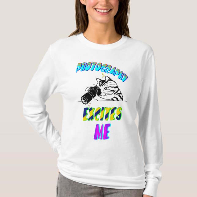 Fotografi är ovanligt mig t shirt (Framsida)