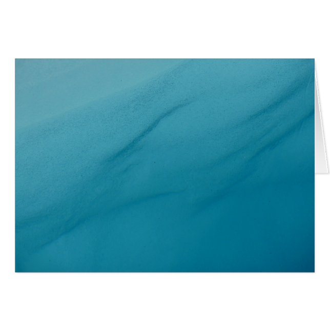 Fotografi av Abstrakt av islagssmältningstyp OBS Kort (Framsidan Horizontal)