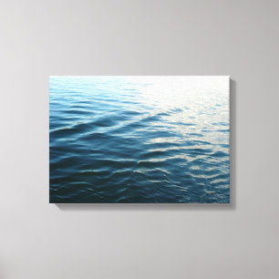 Fotografi av Abstrakten Blue Vatten Canvastryck